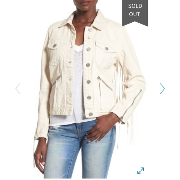 Blank NYC Jackets & Blazers - Blank nyc fringe jacket